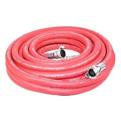 Interstate Pneumatics Jack Hammer Red Rubber Hose 3/4 Inch X 50Ft