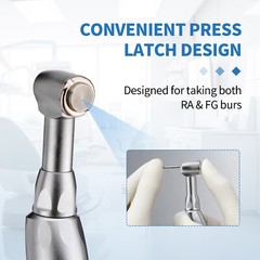 eLabPal Dental Low Speed Handpiece Contra Angle Push Button E-Type for NSK Style