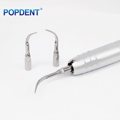 Dental Ultrasonic Air Perio Scaler Handpiece Hygienist 2 4-Holes 3 Tips POPDENT