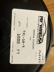 ProWireUSA TXL Automotive Wire 2 x 1000 ft Spools White Copper Stranded XLPE