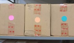 Circle Dot Stickers | 2″ Inches Round – 500 Pack | Pick One Color