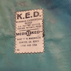 Kendrick Extrication Device – EMS Immobilizing Jacket With Carrying Case
