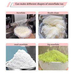 95% New Commercial 4 Feeding Buckets Automatic 264 lbs/Day Shaved Ice Machine