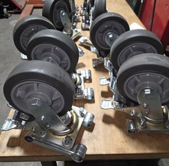 6″ x 2″ Colson Performa Wheel Swivel Caster w/ Total Lock Brake – 450 lbs. Capac
