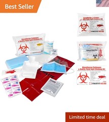 Compact 22-Piece Spill Kit – Ensure Compliance & Safety During Blood Cleanup