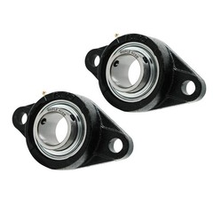 UCFL204-12 R3 Triple-Lip Seal Flange Bearing 3/4″ Bore 2-Bolt Solid (2Pcs)