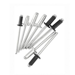 Pop Rivets 2.4/2.8/3/3.2/3.6/4/5/6.4mm Alu Dome Head Blind Zinc White & Black