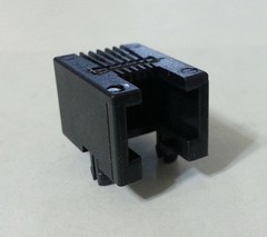 10pc FCI 87180-064 Modular Jack Connector CAT3 RJ11 6P4C 6POS/4Contact 1Port NEW