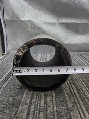 Cylindrical Metal Hollow Sleeve 9-1/4-Inch OAL x 7-1/2-Inch Outer Diameter