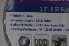 MWRF Source Conductive Cloth Fabric Single-Sided Adhesive Tape 1.2″ x 65′