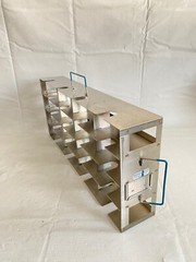 MARSH 16-Place Stainless Steel Freezer Storage Rack for Up To 5.25”x3.5”x2” Box