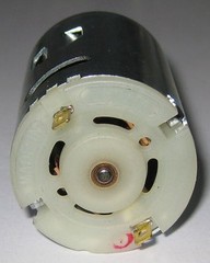 RS-550 Motor – 12 VDC – 20000 RPM – High Speed 550 Hobby Motor w/ Long D Shaft