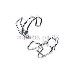 2X FOR DONALDSON AIR CLEANER END CAP METAL CLIP P538928