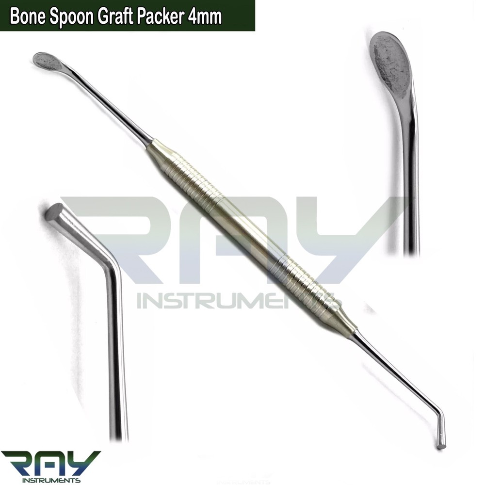 Dental Implant Instruments Palti Bone Spoon Graft Packer Compactor Syringe