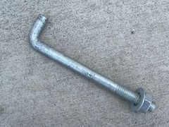 Sandbaggy 1/2″ x 6″ Threaded Concrete Anchor L-Bolts – Hot Dipped Galvanized