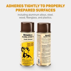 Brownells Aluma-Hyde II Epoxy Based Firearm 12 Ounce (Pack of 1), Earth Brown