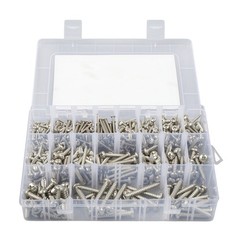 550Pcs 304 Stainless Steel Wood Screws Assortment Kit Phillips #4 #6 #8 #10 #12