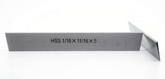 Set of 2 HSS Blades for Lathe Parting Cut off Blade (1/16X11/16X5 Inch) | Genera