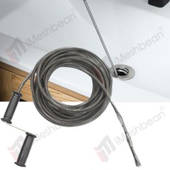 50 Ft Drain Auger Plumbing Snake Clog Cable 1/2 In.Sewer Pipe Cleaner Durable NW