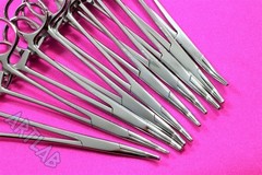 10 PC MOSQUITO HEMOSTAT FORCEPS 5″ CURVED STAINLESS STEEL SURGICAL MEDICAL