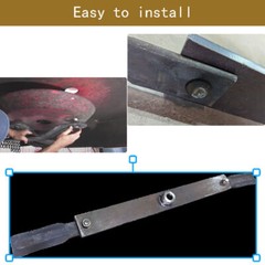 Heavy Duty Steel For Mower King Skidsteer Brush Hog Cutter REPLACEMENT Blade 7MM