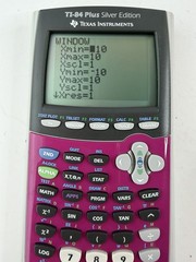Texas Instruments TI-84 Plus Silver Edition Pink Graphing Calculator with Cover