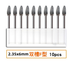 10 pcs Dental HP Tungsten Steel Carbide Cutter Polisher Denture Burs Lab Drill