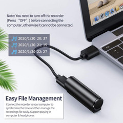 16GB/32GB Magnetic Mini Hidden Audio Recorder Device Spy Digital Voice Recording
