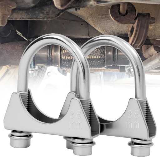 1.5″ OD U-Bolt Muffler Exhaust Clamp, Saddle Style for 1. Size: 1.5 OD (38 mm)