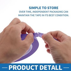 Painters Tape Easy Removal 0.5 Inches x 52.5 x Yards, Purple