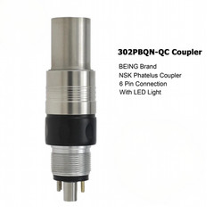 Dental Handpiece Coupler 4 Hole 6 Pin LED NSK Phatelus Quick Coupling High Speed