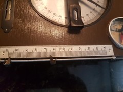 VERY RARE Bevel Protractor 0-360 Degree Angular Dial Angle USSR 1965s