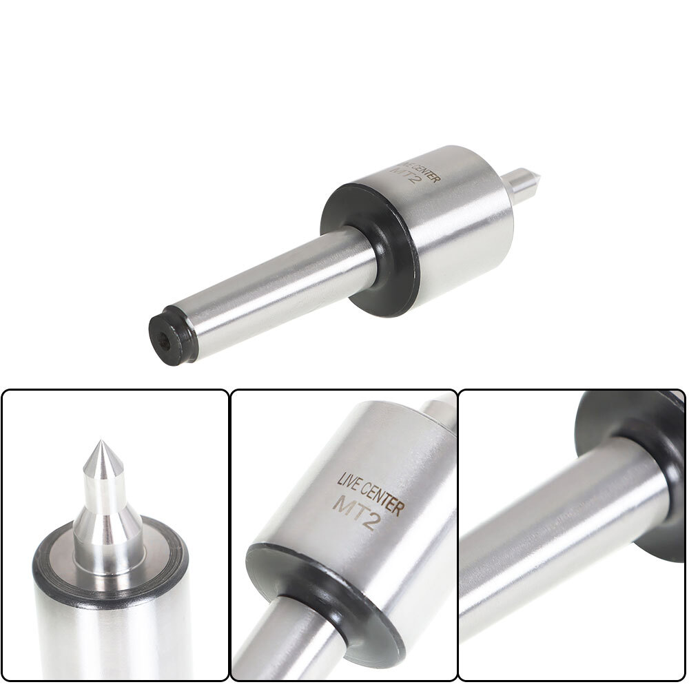 MT2 Live Center For CNC Lathe Tool Morse Taper Precision 0.000197” 60 Degree