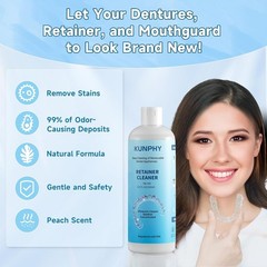 Ultrasonic Retainer Cleaner – 250ml Alcohol-Free Solution for Dental Hygiene