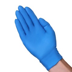Blue Nitrile Disposable Exam Grade Gloves – Chemo Tested – 6.0 mil – Box of 100