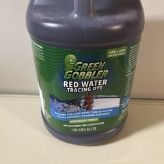 Green Gobbler Red Water Tracing Dye 1 Gallon