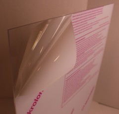 Polycarbonate Clear Plastic Sheet 1/8″ Thick 21.5″ x 15.5″ Makrolon Lexan Shield