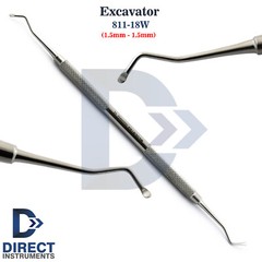 Dental Excavator 18W Spoon 1.5mm Restoration Cavity Soft Carious Decay Remover