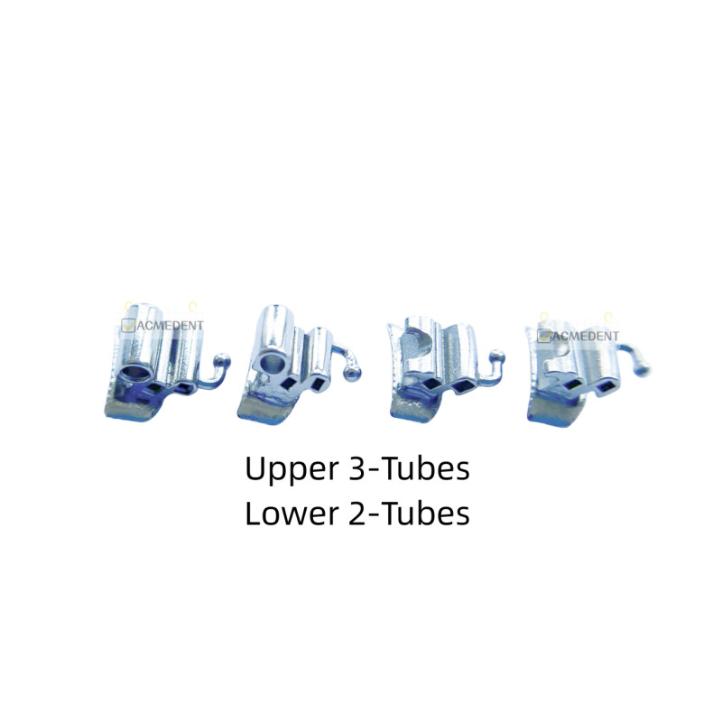 10Kits Dental Orthodontic Convertible Buccal Tubes ROTH 022 1st Molar U3/L2 Tube