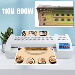 13″ Laminating Machine A3 A4 Thermal Laminator Machine 4 Roller Hot Cold Film