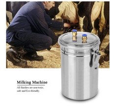 2L Electric Milking Machine Milker Suction Vacuum Pump for Farm Cow Goat Sheep