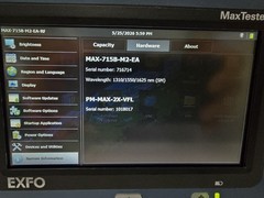 EXFO MAX-715B-M2 w/ OTDR SM 1310 1550 + 1625 LIVE w/ PM VFL WiFi BT MaxTester