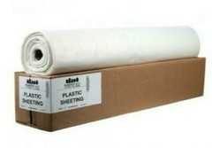Plasticplace Clear Plastic Sheeting, 10’W x 100’H, 4.0 Mil (1 Roll)