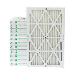 Glasfloss ZL 20x30x2 MERV 10 (FPR 7) Pleated HVAC Air Filters. Case of 12