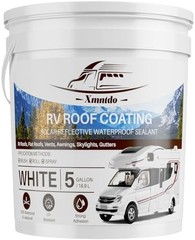 RV Roof Coating White 5 Gallon, Waterproof Solar Reflective Flexible RV Roof …