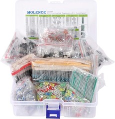 1818PCS Electronics DIY Kit – Complete Resin and Capacitor Collection for Makers