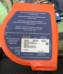 3M DBI-SALA Nano-Lok Edge SRL Twin-Leg Quick Connect, 7.3 Self Retracting Orange