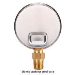 RV Water Pressure Regulator Gauge 0-160psi Lead Free Stainless Steel 2 Inch Dial
