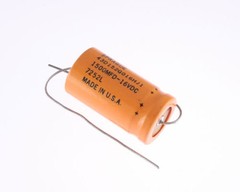 3x 1500uF 16V Axial Aluminum Electrolytic Capacitor Volts 1500mfd 16VDC 1,500