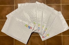 eBay Branded Shipping Supplies Padded Airjacket Bubble Envelopes 6.5″ x 9.25″